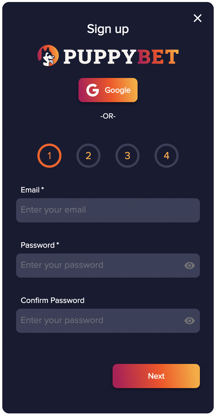 aanmelden bij puppybet